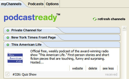 To use MyPodder, you will need to create an account on the Podcast Ready web 