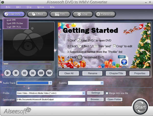 Convert DVD to WMV