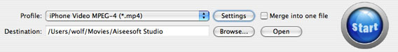 iPhone Video Converter for Mac - merge