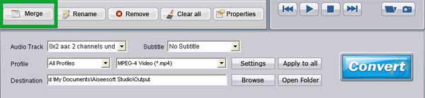 MP4 Video Converter - merge