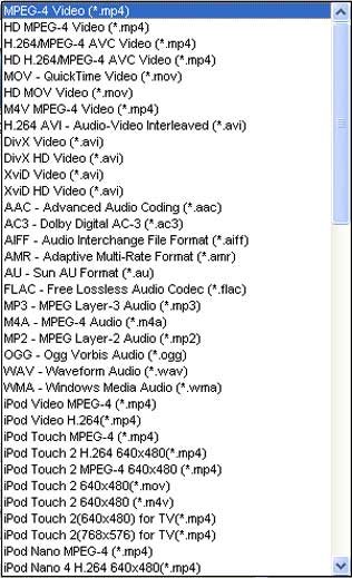 MP4 Video Converter - profile