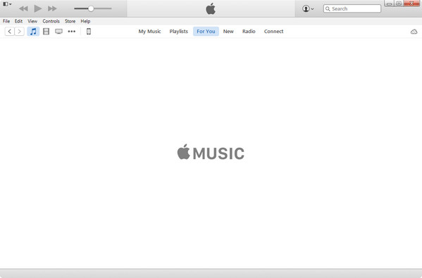 Interface of iTunes