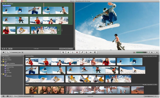 iMovie - edit video