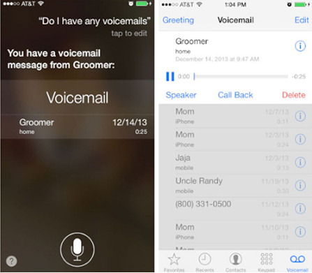 Listen to iPhone Voicemail