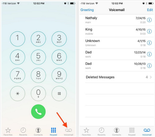 Record iPhone Voicemail