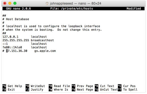 Host File on Mac