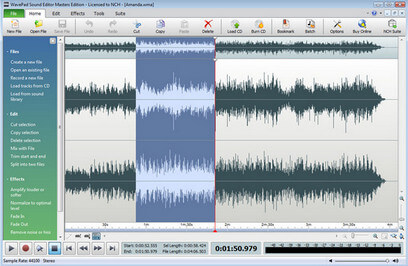 WavePad Audio Editing Software - Detailed music editor