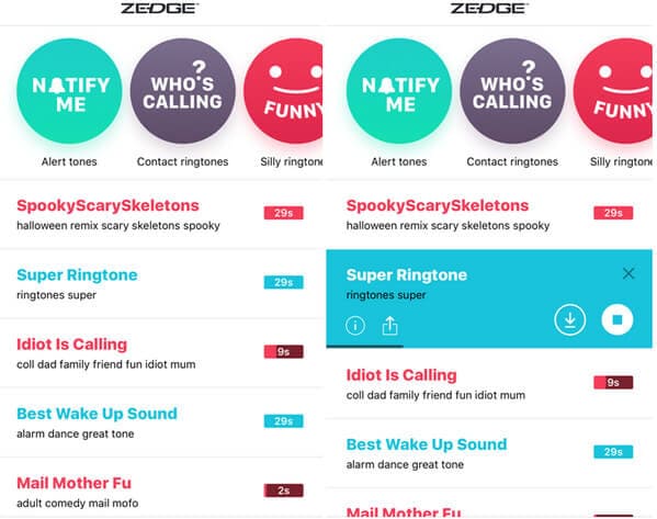 Download Zedge Ringtones to iPhone