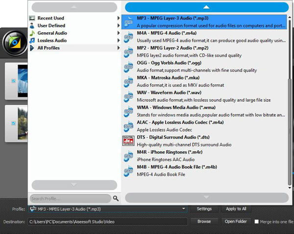 How to write mp2 format file