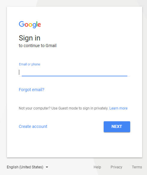 Sign in Gmail