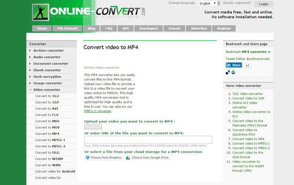 Online ARF to MP4 Converter