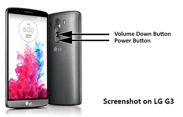 Screenshot LG G3 with Keys