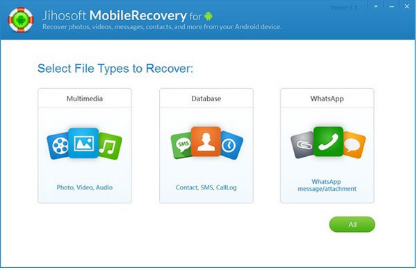 Photo recovery tool - Jihosoft Android Phone Recovery