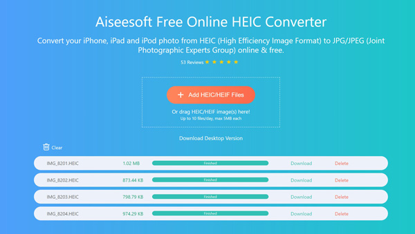 Convert HEIC Images Online