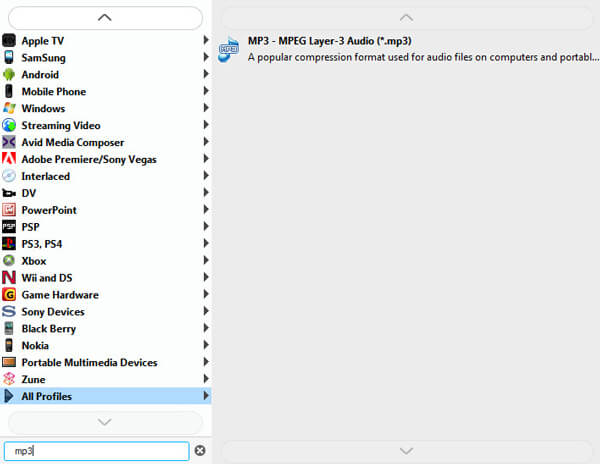 Set Audio Format