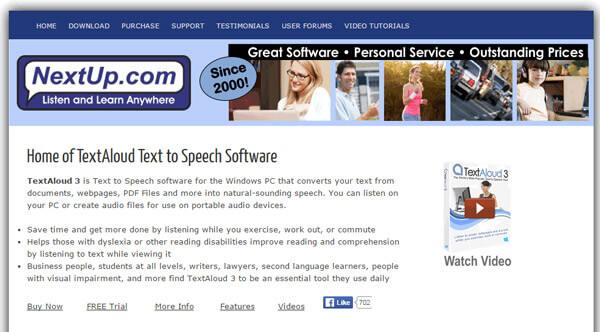 What does a text-to-speech converter do?