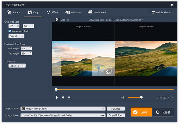 Crop Video with Free Video Editor