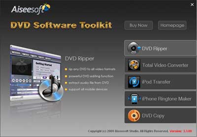 DVD software toolkit