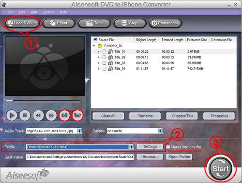 Aiseesoft DVD to iPhone Converter