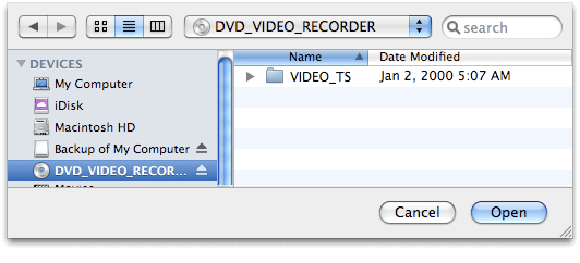 Insert DVD