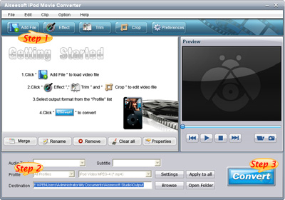 iPod movie converter