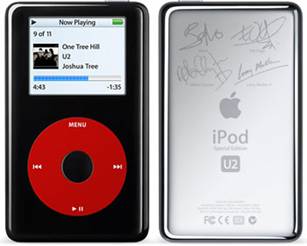 The second generation iPod U2 Color