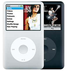 The Sixth generation iPod -iPod classic