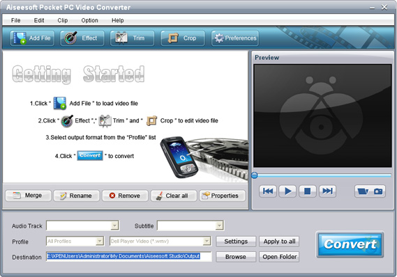 Aiseesoft Pocket PC Video Converter