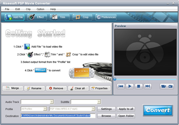 Aiseesoft PSP Movie Converter