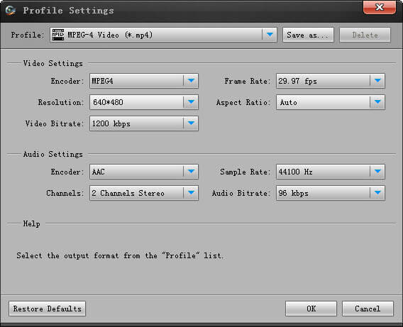 set output parameters