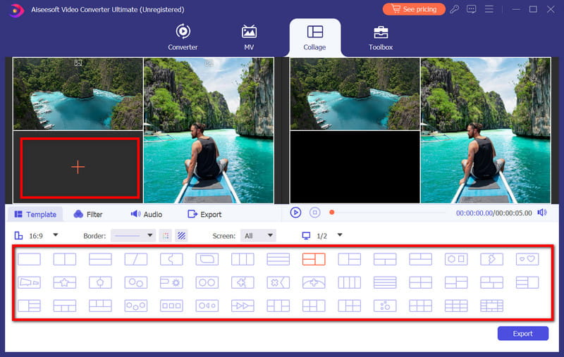 Select Grid and Upload Image