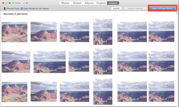 Backup iPhone Photos to Mac with Photos APP
