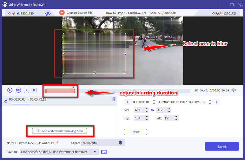 Add Blurring Effect to Video