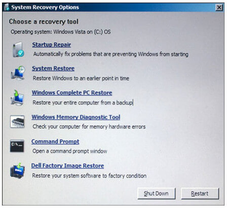 Recover Mode Windows 7