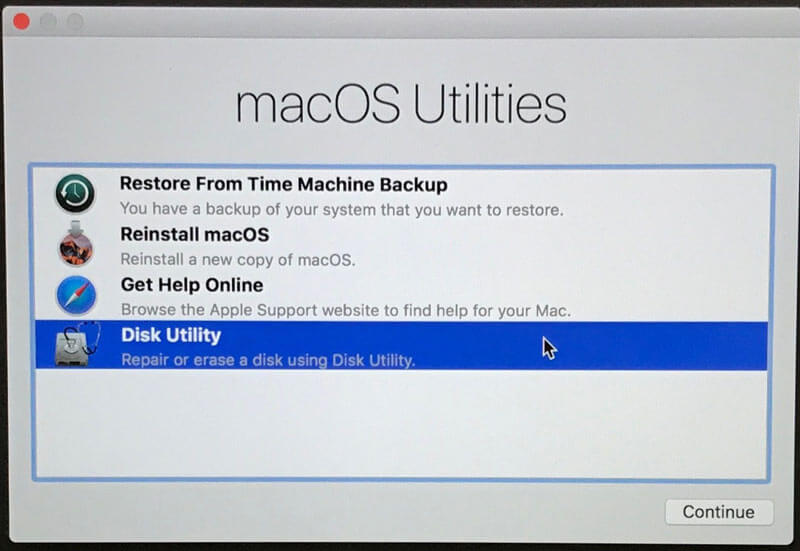 Mac OS Recovery