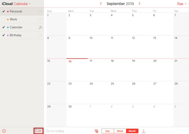 Remove Calendar