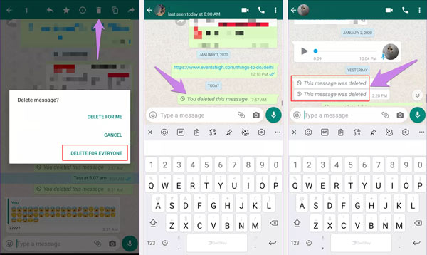 How to Delete a WhatsApp Messages for Everyone