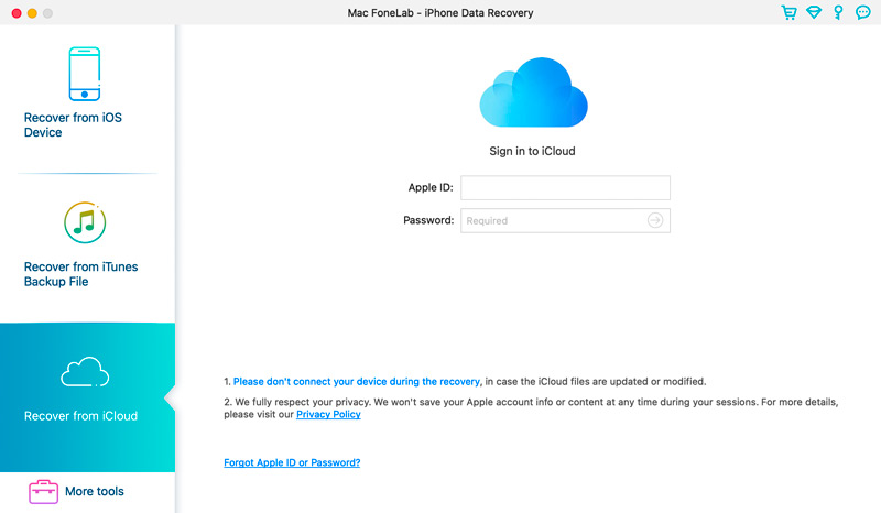 Recover iPhone Data from iCloud