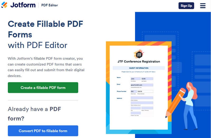 Jotform Create Film PDF Forms
