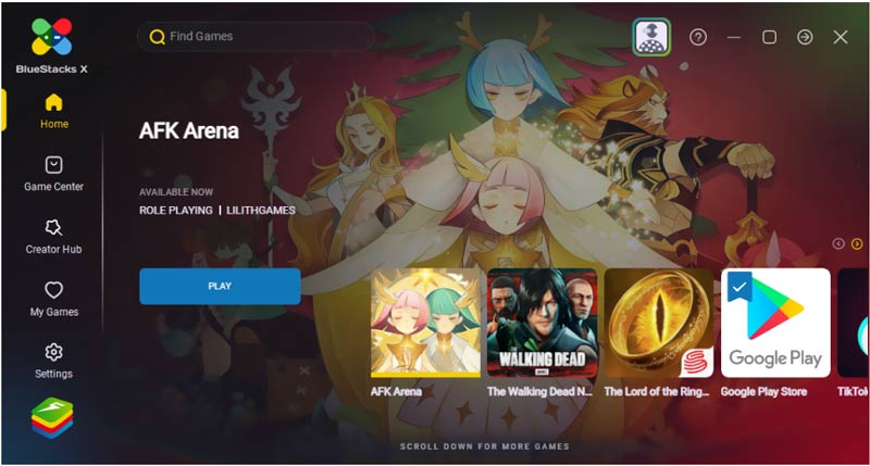 Use BlueStacks X to Play Mobile Games on PC