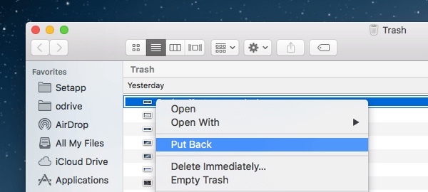 Recover Deleted Files from Trash Bin