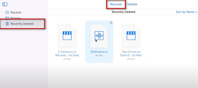 Recover Deleted Photos on iCloud