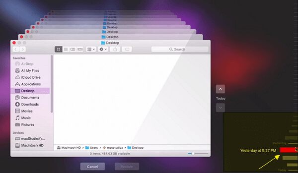 Scroll Mac Time Machine Backup