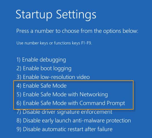 Windows 8 safe mode