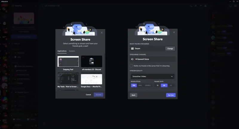 Screen Share on Discord Computer