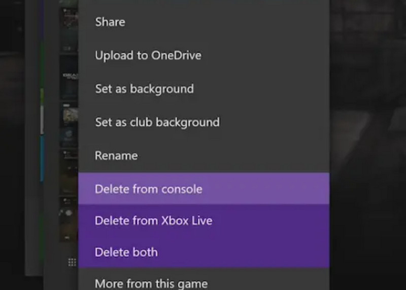Xbox Delete