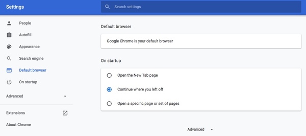 Set Chrome as default browser on Mac