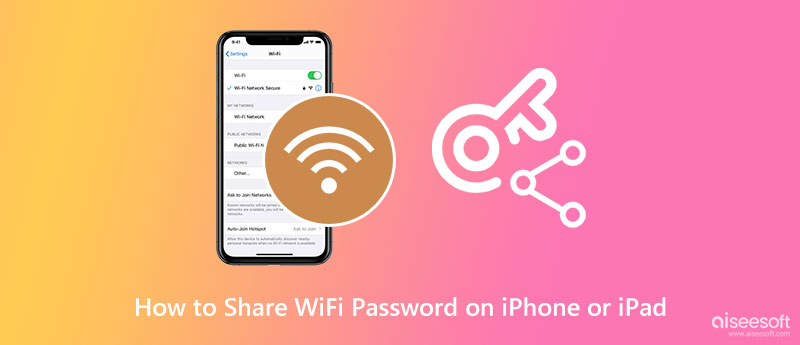 Share Wifi Password iPad iPad