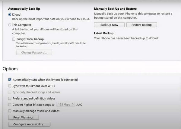 Backup Contacts from iTunes