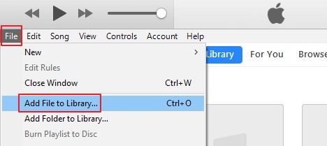 Add File to iTunes Library